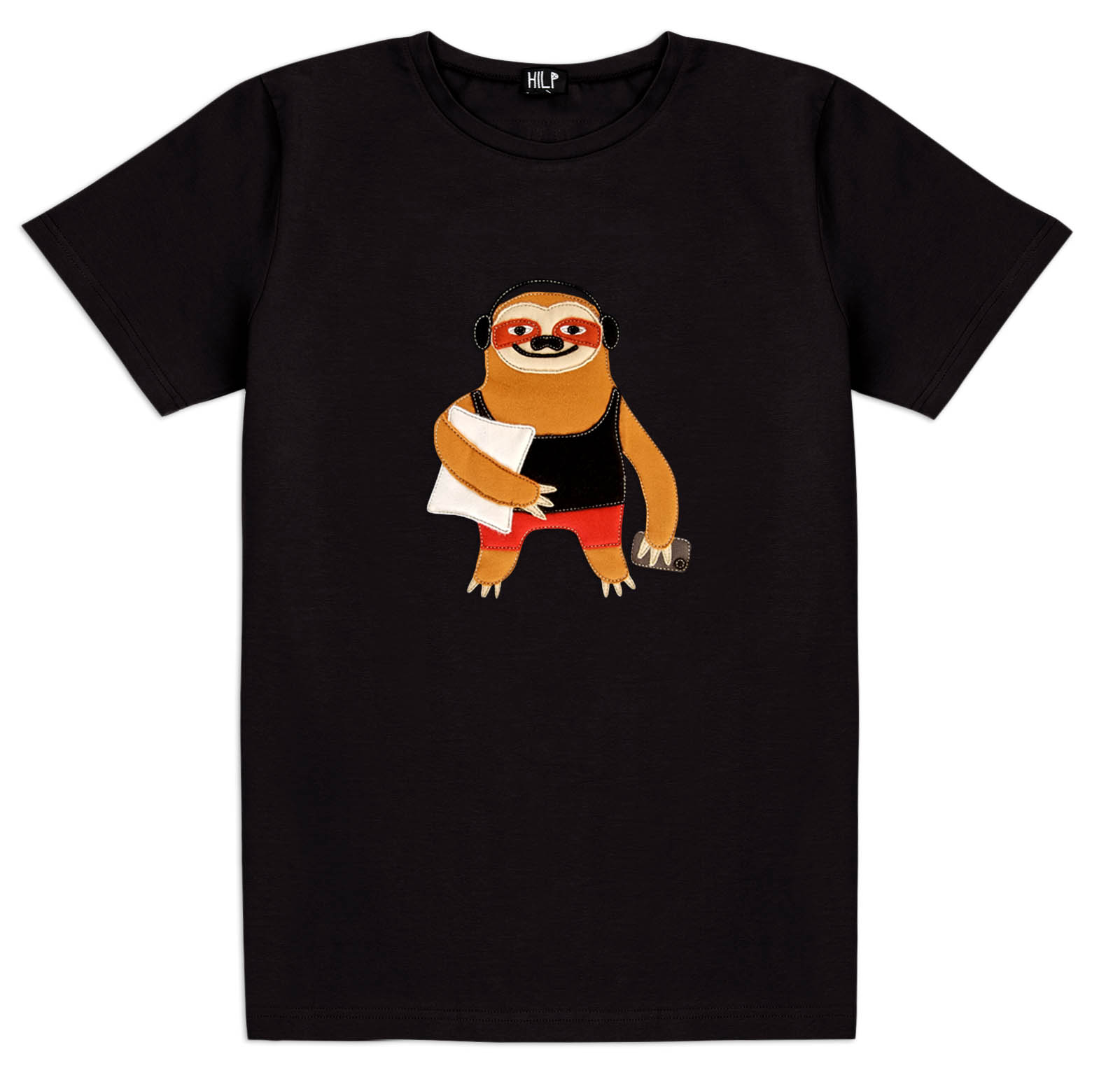 Men's Sloth T-Shirt - Hilp | Handmade & Skin-Friendly!