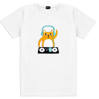 Men's DJ Cat T-Shirt (light)