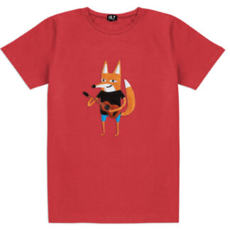 Men's Guitar Fox T-Shirt