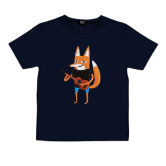 Kids Guitar Fox T-Shirt