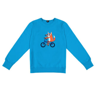 Men's Fox on a Bike Sweatshirt