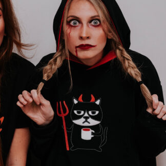 Women's Devil Cat Hoodie