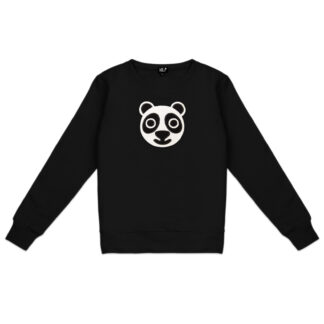 Women’s Panda Black Sweatshirt