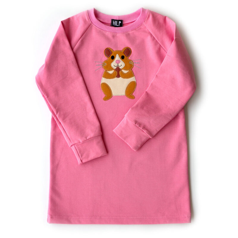 Hamster Kids Sweatshirt Dress