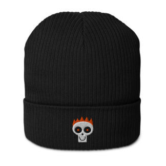 Skull Embroidered Beanie