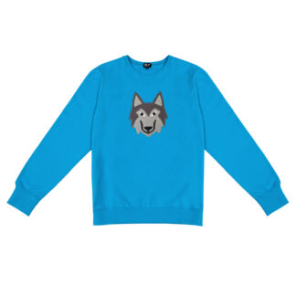 Men's Blue Wolf Sweatshirt